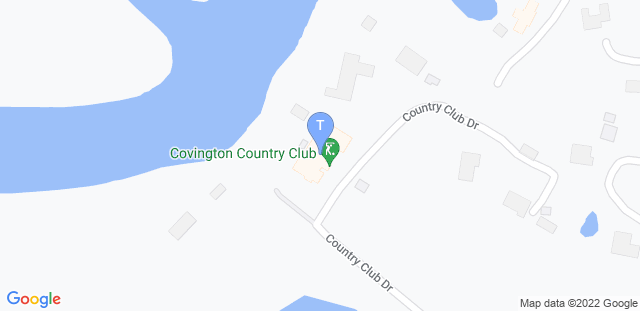 Map to The Covington Country Club